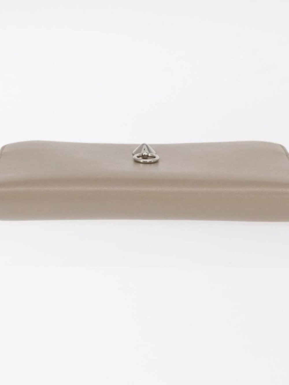 FENDI Long Wallet Leather Beige Gold Auth - Picture 7 of 15